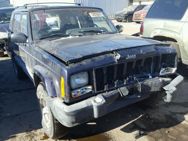 1J4FF68S9XL561463 - 1999 JEEP CHEROKEE S PURPLE photo 1