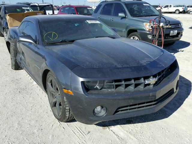 2G1FB1ED1B9155308 - 2011 CHEVROLET CAMARO LT GRAY photo 1