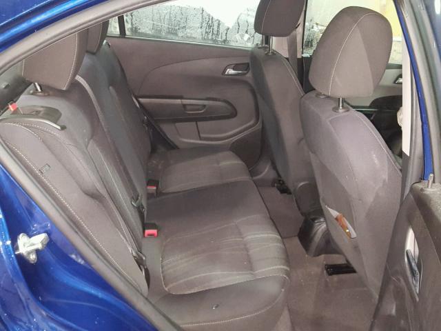 1G1JC5SH6E4193856 - 2014 CHEVROLET SONIC LT BLUE photo 6