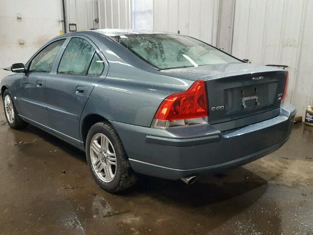 YV1RH592752468086 - 2005 VOLVO S60 2.5T GREEN photo 3