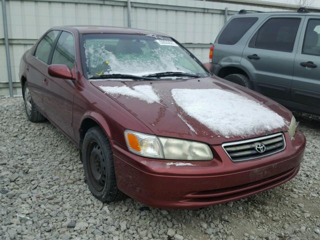 4T1BG22K91U080046 - 2001 TOYOTA CAMRY CE MAROON photo 1