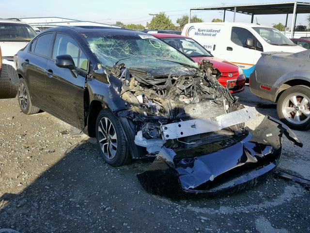 2HGFB2F85DH506651 - 2013 HONDA CIVIC EX BLACK photo 1