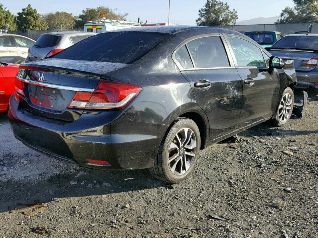 2HGFB2F85DH506651 - 2013 HONDA CIVIC EX BLACK photo 4