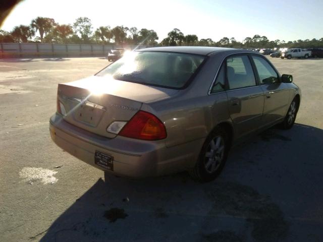 4T1BF28B2YU028844 - 2000 TOYOTA AVALON XL BEIGE photo 4