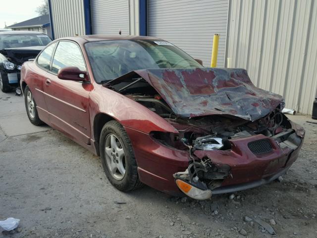 1G2WP12K9YF258086 - 2000 PONTIAC GRAND PRIX BURGUNDY photo 1