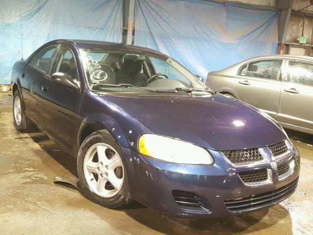 1B3EL46XX4N155495 - 2004 DODGE STRATUS SX BLUE photo 1