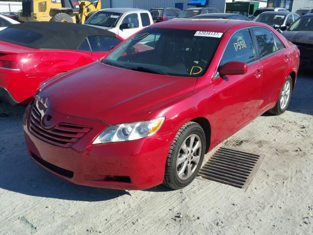 4T1BE46K77U112836 - 2007 TOYOTA CAMRY NEW RED photo 2