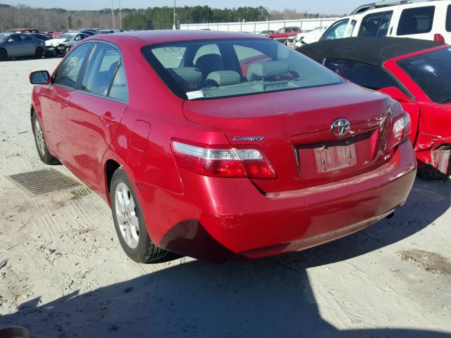 4T1BE46K77U112836 - 2007 TOYOTA CAMRY NEW RED photo 3