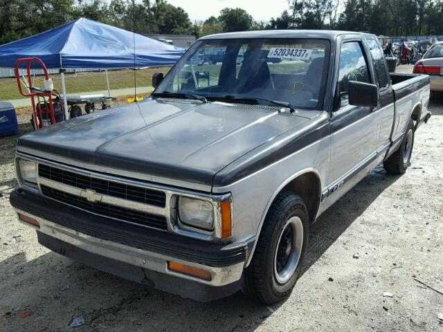 1GCCS19Z6M8306285 - 1991 CHEVROLET S TRUCK S1 GRAY photo 2