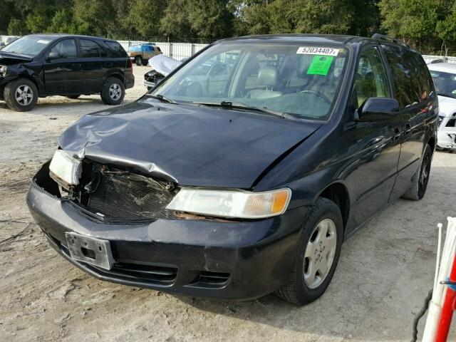 5FNRL18993B093923 - 2003 HONDA ODYSSEY EX BLACK photo 2