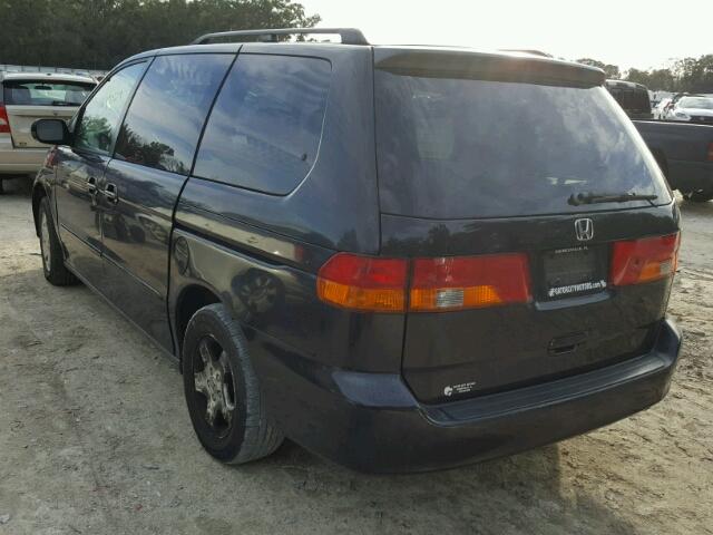 5FNRL18993B093923 - 2003 HONDA ODYSSEY EX BLACK photo 3