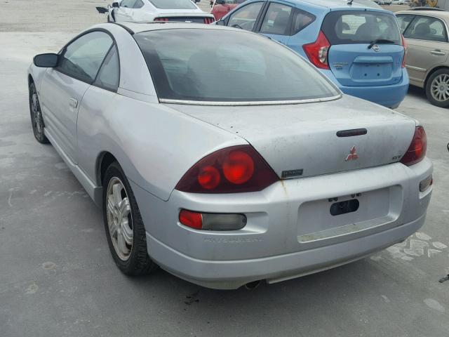 4A3AC84H01E108422 - 2001 MITSUBISHI ECLIPSE GT SILVER photo 3