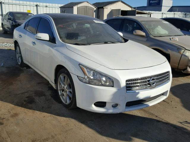 1N4AA5AP9AC815488 - 2010 NISSAN MAXIMA S WHITE photo 1