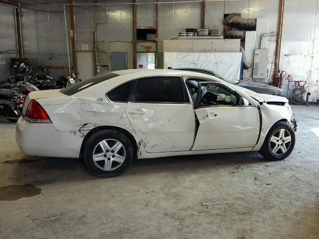 2G1WB58N689191788 - 2008 CHEVROLET IMPALA LS WHITE photo 9