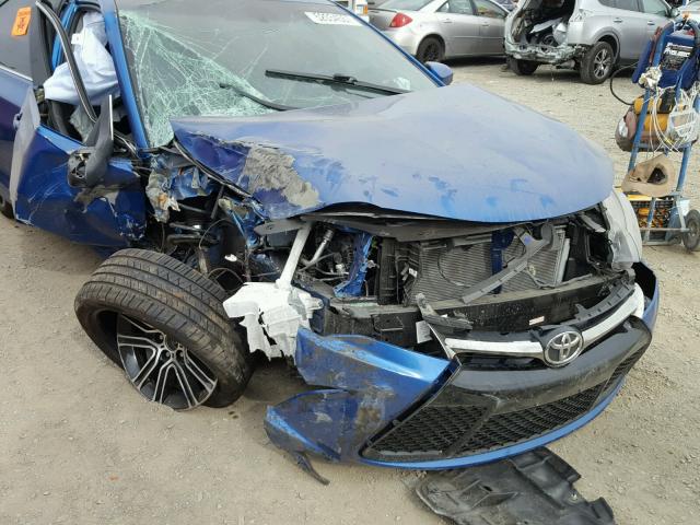 4T1BF1FK2GU560560 - 2016 TOYOTA CAMRY LE BLUE photo 9