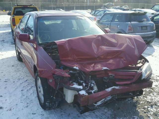 1HGCG16591A083894 - 2001 HONDA ACCORD EX MAROON photo 1