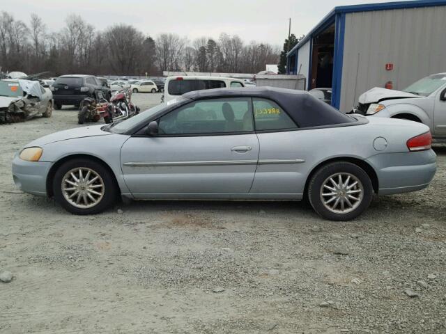 1C3EL65U61N723971 - 2001 CHRYSLER SEBRING LI BLUE photo 9