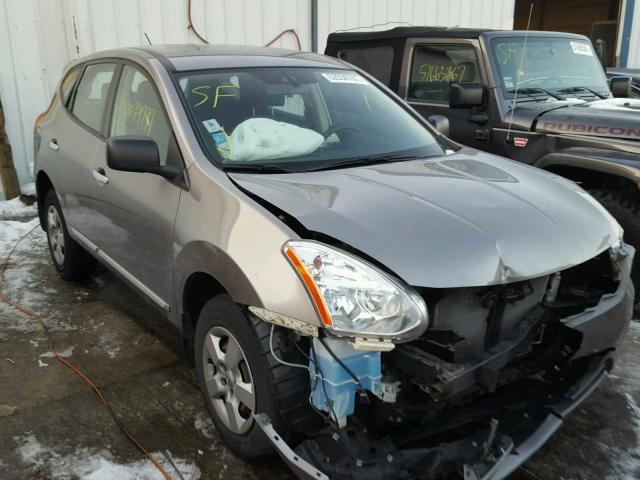 JN8AS5MT8DW030189 - 2013 NISSAN ROGUE S GRAY photo 1