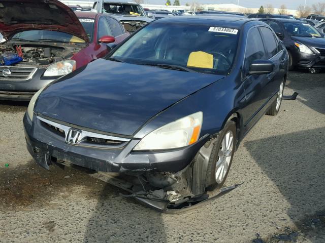 1HGCM66857A088728 - 2007 HONDA ACCORD EX GRAY photo 2