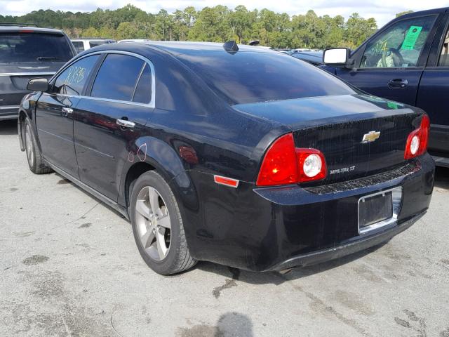 1G1ZC5EU1CF111707 - 2012 CHEVROLET MALIBU 1LT BLUE photo 3