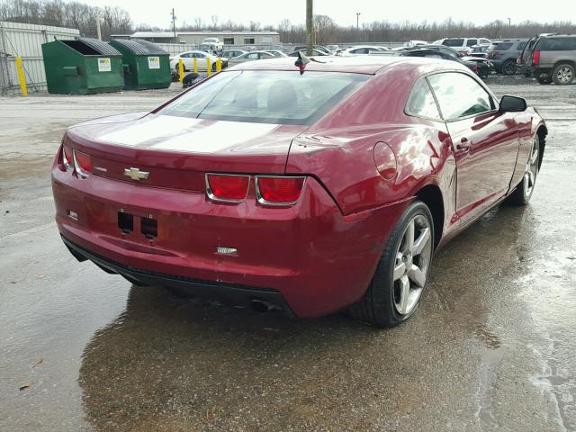 2G1FB1ED8B9146492 - 2011 CHEVROLET CAMARO LT BURGUNDY photo 4