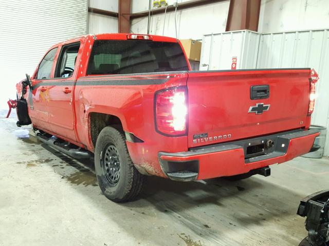 3GCUKREC1HG246890 - 2017 CHEVROLET SILVERADO RED photo 3