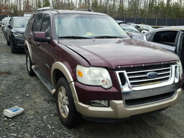 1FMEU64E76UA91705 - 2006 FORD EXPLORER E BURGUNDY photo 1