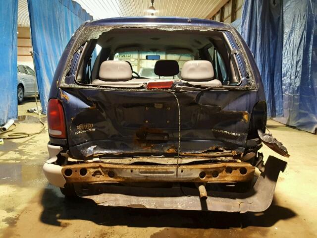 2B4FP25B4YR619050 - 2000 DODGE CARAVAN BLUE photo 9