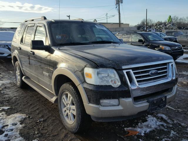 1FMEU74E96UB46256 - 2006 FORD EXPLORER E BLACK photo 1