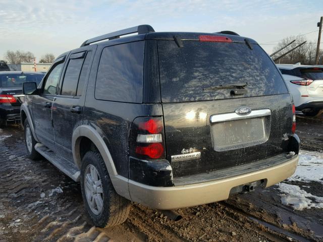 1FMEU74E96UB46256 - 2006 FORD EXPLORER E BLACK photo 3