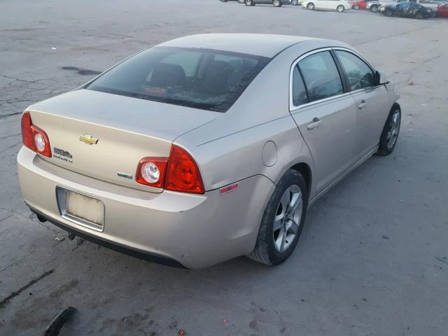 1G1ZC5E06AF247115 - 2010 CHEVROLET MALIBU 1LT GOLD photo 4