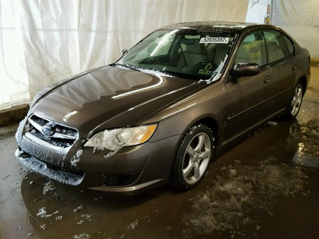 4S3BL616X97235094 - 2009 SUBARU LEGACY 2.5 BROWN photo 2