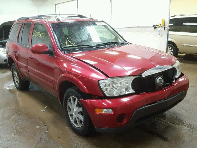 5GADT13S642176719 - 2004 BUICK RAINIER CX MAROON photo 1