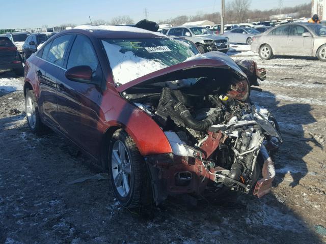 1G1PE5SB8F7248842 - 2015 CHEVROLET CRUZE LT RED photo 1