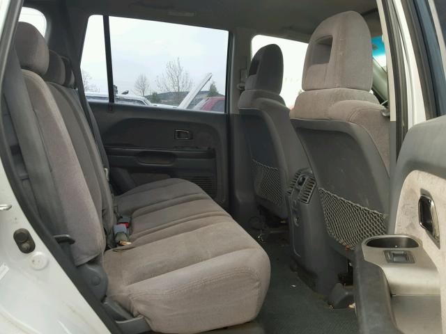 2HKYF18193H614587 - 2003 HONDA PILOT LX GRAY photo 6