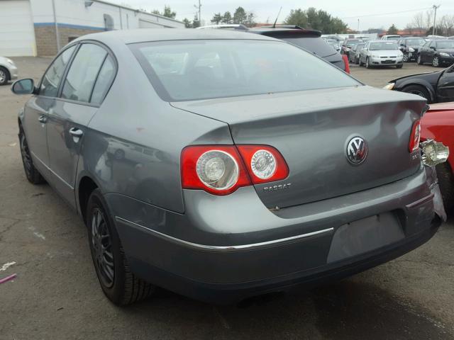 WVWJK73C67P069385 - 2007 VOLKSWAGEN PASSAT GRAY photo 3