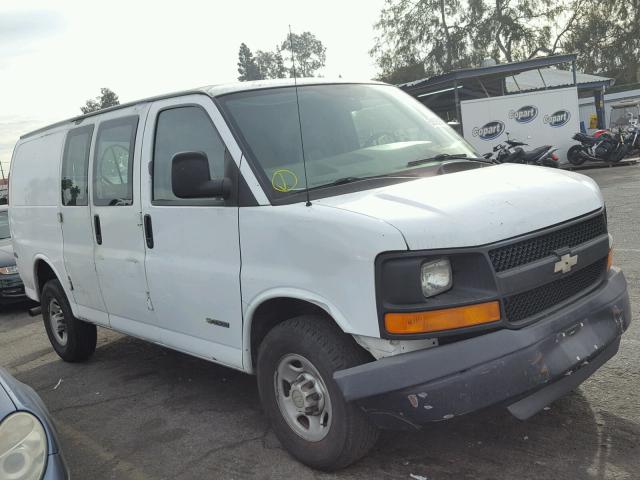 1GCGG25V561180914 - 2006 CHEVROLET EXPRESS G2 WHITE photo 1