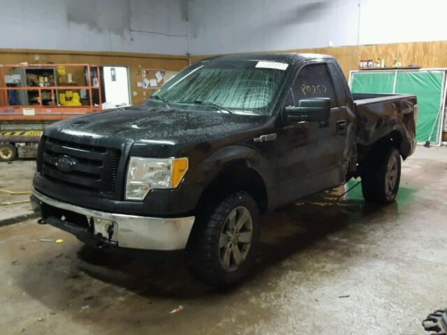 1FTMF1EM8BFA66068 - 2011 FORD F150 BLACK photo 2