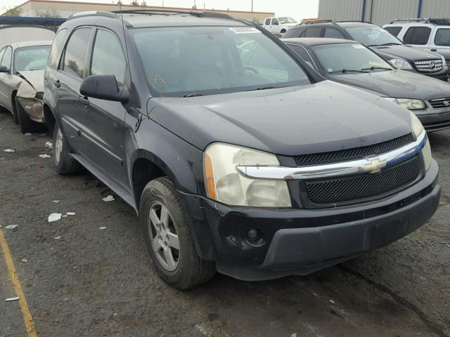 2CNDL23F356141322 - 2005 CHEVROLET EQUINOX LS BLACK photo 1