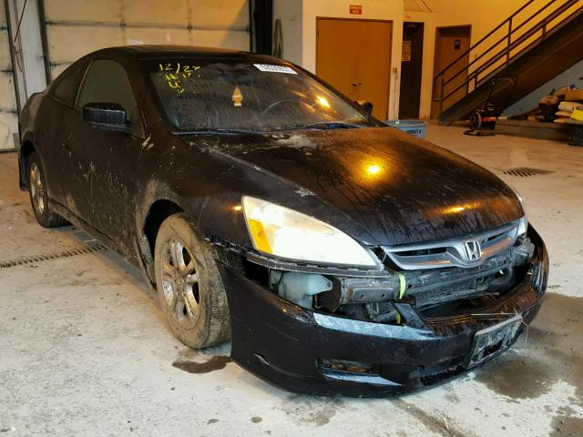 1HGCM72666A001623 - 2006 HONDA ACCORD EX BLACK photo 1