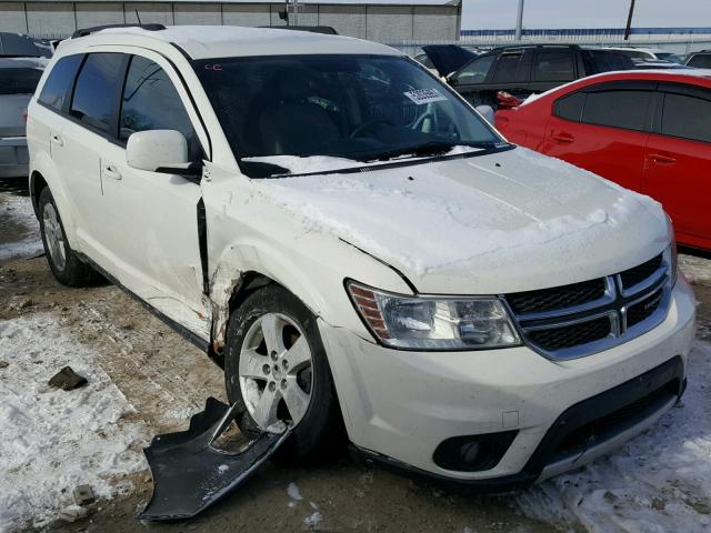 3C4PDDBG3CT307545 - 2012 DODGE JOURNEY SX WHITE photo 1