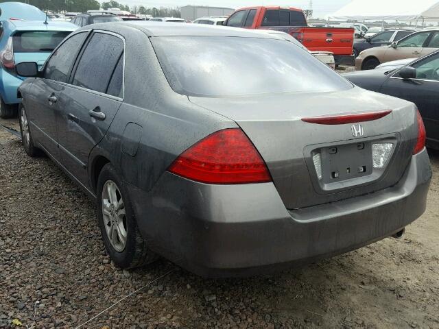 JHMCM56786C005424 - 2006 HONDA ACCORD EX GRAY photo 3