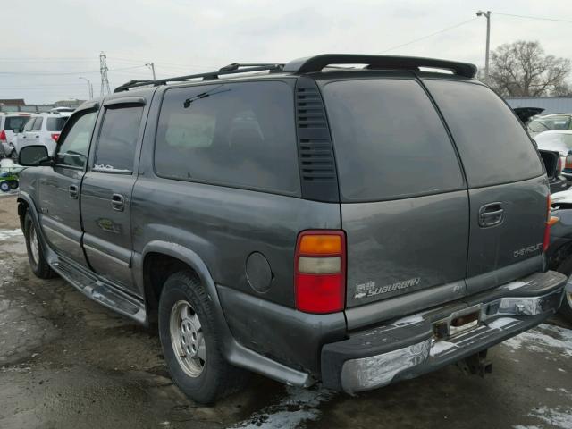 3GNFK16TXYG128160 - 2000 CHEVROLET SUBURBAN K GRAY photo 3