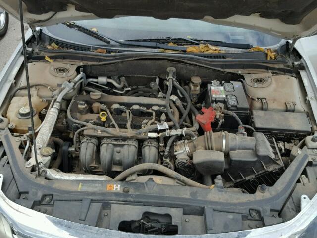 3FAHP0HA0AR105902 - 2010 FORD FUSION SE SILVER photo 7