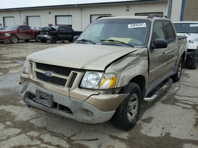 1FMZU77E01UA86163 - 2001 FORD EXPLORER S GOLD photo 2