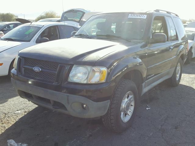 1FMYU70E11UC54009 - 2001 FORD EXPLORER S BLACK photo 2