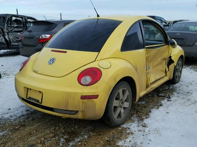 3VWRR21C46M407713 - 2006 VOLKSWAGEN NEW BEETLE 黄色 照片 4