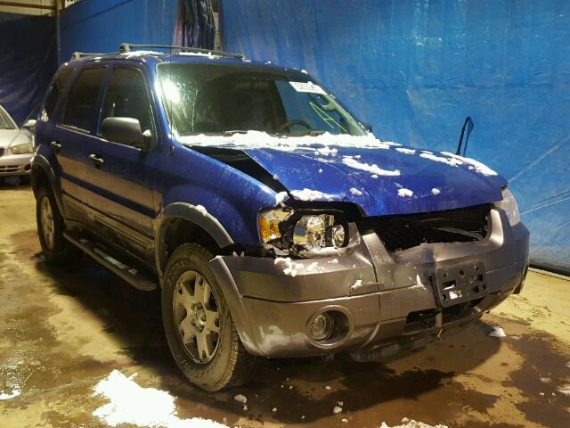 1FMYU03166KA55413 - 2006 FORD ESCAPE XLT BLUE photo 1