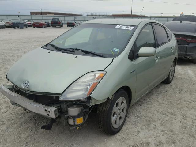 JTDKB20U377655210 - 2007 TOYOTA PRIUS GREEN photo 2