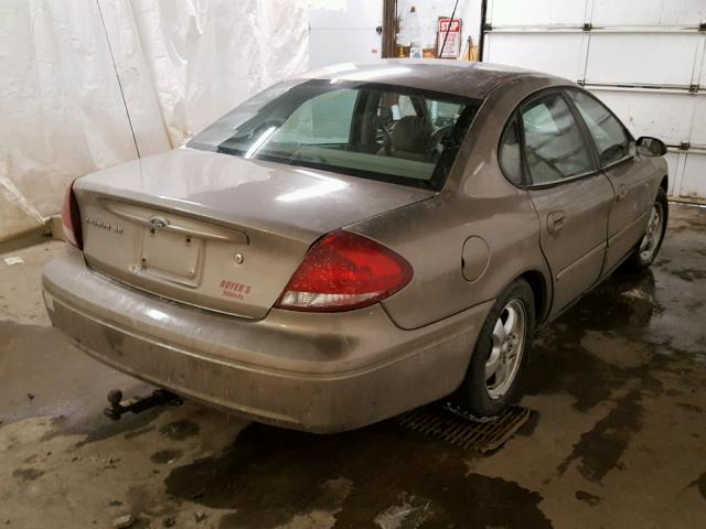 1FAFP53U37A206778 - 2007 FORD TAURUS SE GOLD photo 4